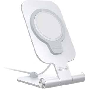 Kup Stojak aluminiowy MagSafe Nillkin MagLock Silver - NLK221SLV - {ean13} - Sklep Home Screen