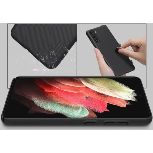 Kup Etui Nillkin Super Frosted Shield Samsung Galaxy S21 FE Black - NLK252BLK - {ean13} - Sklep Home Screen