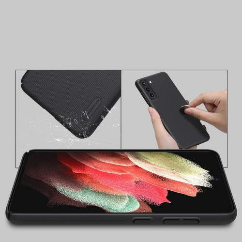 Kup Etui Nillkin Super Frosted Shield Samsung Galaxy S21 FE černé - NLK252BLK - {ean13} - Sklep Home Screen
