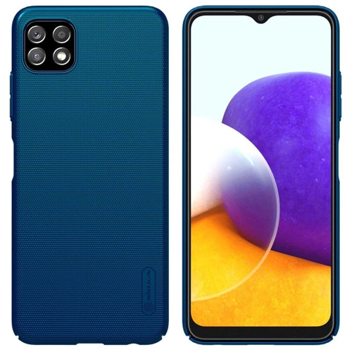 Kup Etui Nillkin Super Frosted Shield Samsung Galaxy A22 5G Páva Kék - NLK250BLU - {ean13} - Sklep Home Screen