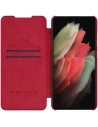 Kup Etui Nillkin QIN Samsung Galaxy S21 FE Roșu - NLK249RED - {ean13} - Sklep Home Screen