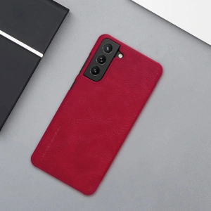 Kup Etui Nillkin QIN Samsung Galaxy S21 FE Red - NLK249RED - {ean13} - Sklep Home Screen