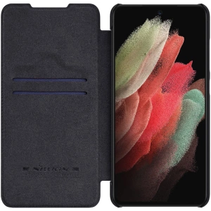 Kup Etui Nillkin QIN Samsung Galaxy S21 FE Black - NLK248BLK - {ean13} - Sklep Home Screen