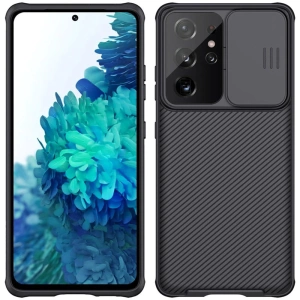Kup Etui Nillkin CamShield Pro Samsung Galaxy S21 Ultra Fekete - NLK231BLK - {ean13} - Sklep Home Screen