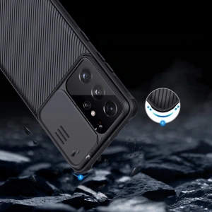Kup Etui Nillkin CamShield Pro Samsung Galaxy S21 Ultra Fekete - NLK231BLK - {ean13} - Sklep Home Screen