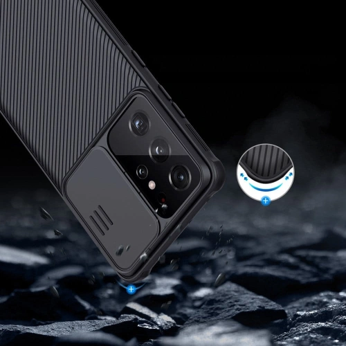 Kup Etui Nillkin CamShield Pro Samsung Galaxy S21 Ultra černé - NLK231BLK - {ean13} - Sklep Home Screen