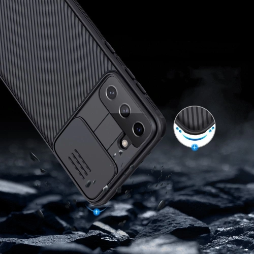 Kup Etui Nillkin CamShield Pro Samsung Galaxy S21+ Plus Fekete - NLK230BLK - {ean13} - Sklep Home Screen
