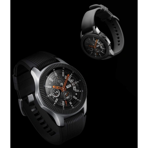 Kup Náhradní kryt na tachymetr Ringke Samsung Galaxy Gear S3/Watch 46mm nerezová ocel černý pruhovaný GW-46-05 - RGK844SBLK - {ean13} - Sklep Home Screen