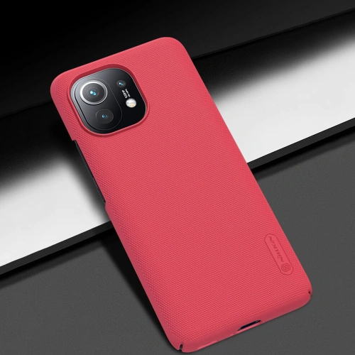 Kup Etui Nillkin Super Frosted Shield Xiaomi Mi 11 Élénk Piros - NLK220RED - {ean13} - Sklep Home Screen