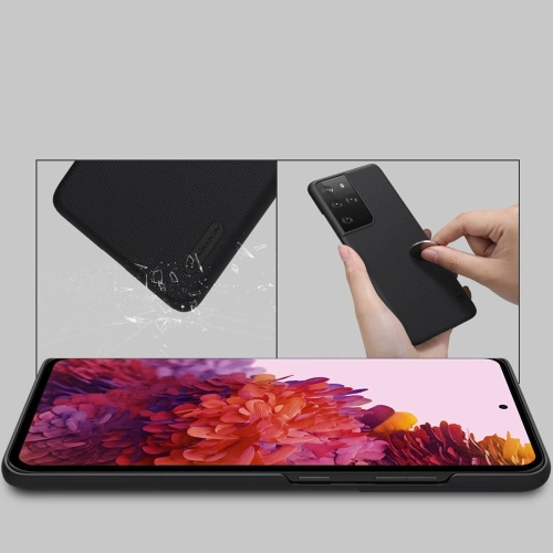 Kup Nillkin Samsung Tasche Super Frosted Shield Galaxy S21 Ultra Black - NLK217BLK - {ean13} - Sklep Home Screen