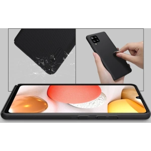 Kup Etui Nillkin Super Frosted Shield Samsung Galaxy A42 5G Black - NLK215BLK - {ean13} - Sklep Home Screen