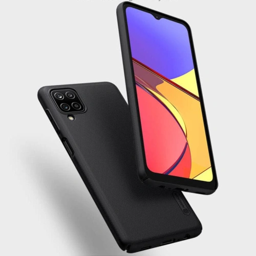 Kup Etui Nillkin Super Frosted Shield Samsung Galaxy A12 Black - NLK214BLK - {ean13} - Sklep Home Screen
