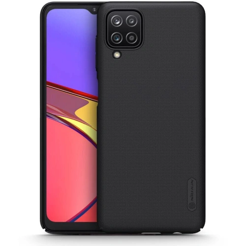 Kup Etui Nillkin Super Frosted Shield Samsung Galaxy A12 Fekete - NLK214BLK - {ean13} - Sklep Home Screen