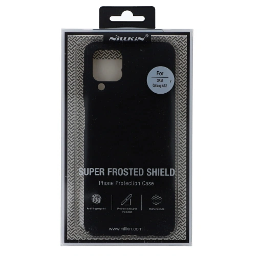 Kup Etui Nillkin Super Frosted Shield Samsung Galaxy A12 Black - NLK214BLK - {ean13} - Sklep Home Screen