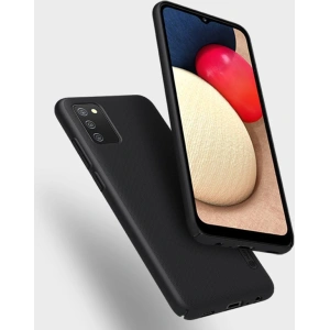 Kup Etui Nillkin Super Frosted Shield Samsung Galaxy A02s Fekete - NLK213BLK - {ean13} - Sklep Home Screen