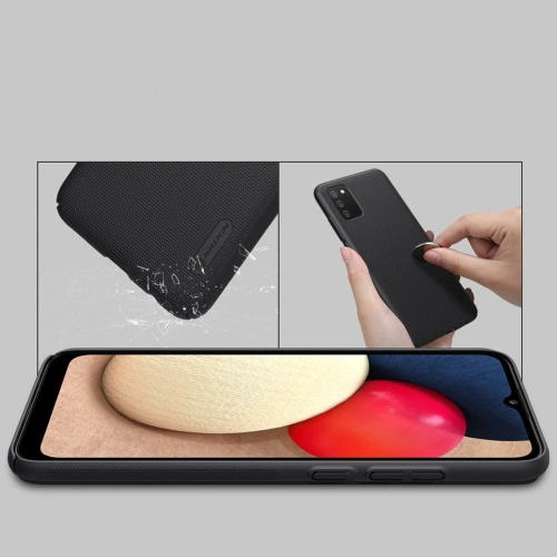 Buy Nillkin Super Frosted Shield Samsung Galaxy A02s Black - NLK213BLK - {ean13} - Home Screen Store Europe
