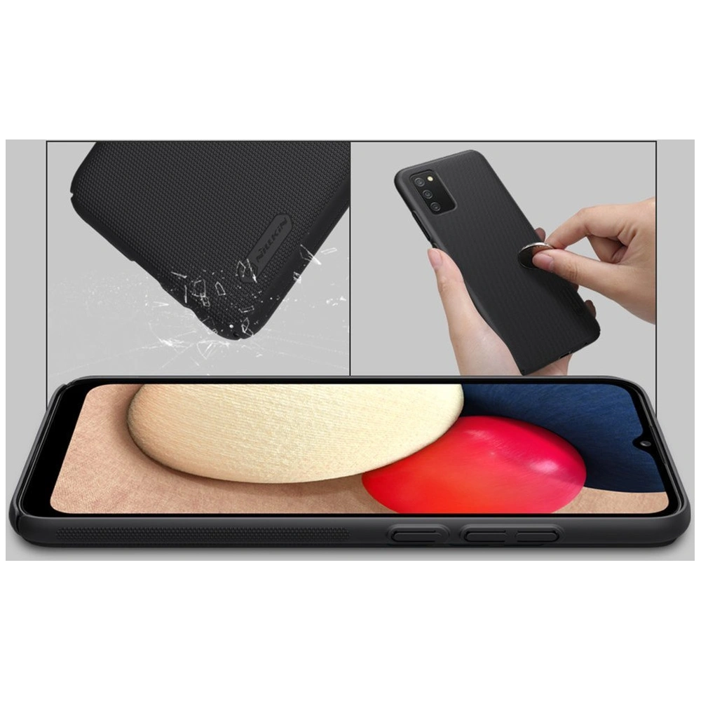 Etui Nillkin Super Frosted Shield Samsung Galaxy A02s Black