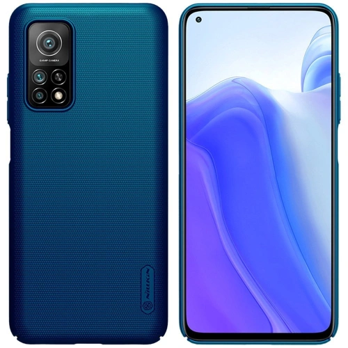 Kup Etui Nillkin Super Frosted Shield Xiaomi Mi 10T 5G/Pro Peacock Blue - NLK204BLU - {ean13} - Sklep Home Screen
