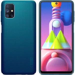 Kup Etui Nillkin Super Frosted Shield Samsung Galaxy M51 Peacock Blue - NLK202BLU - {ean13} - Sklep Home Screen