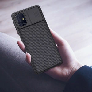 Kup Etui Nillkin CamShield Samsung Galaxy M31s Negru - NLK191BLK - {ean13} - Sklep Home Screen