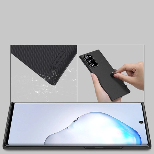 Kup Etui Nillkin Super Frosted Shield Samsung Galaxy Note 20 Ultra Fekete - NLK177BLK - {ean13} - Sklep Home Screen