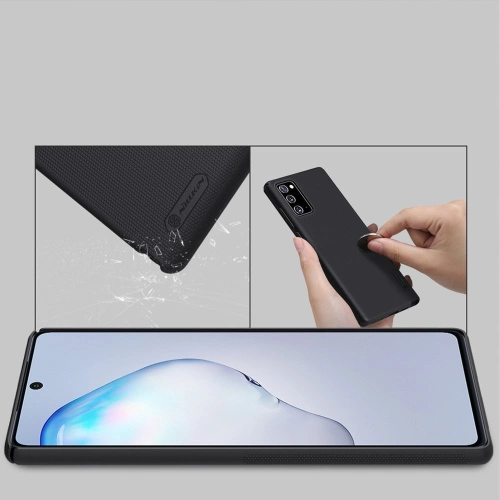 Kup Etui Nillkin Super Frosted Shield Samsung Galaxy Note 20 Fekete - NLK176BLK - {ean13} - Sklep Home Screen