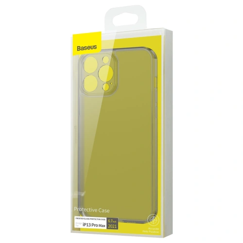 Kup Etui Baseus Frosted Glass Apple iPhone 13 Pro Max (fekete) - BSU2949BLK - {ean13} - Sklep Home Screen