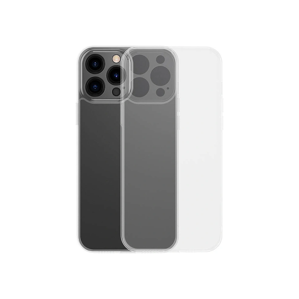Etui Baseus Frosted Glass Apple iPhone 13 Pro (przezroczyste)