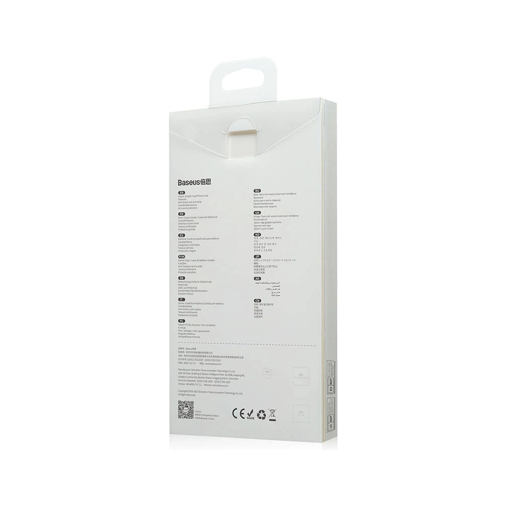 Etui Baseus Liquid Silica Apple iPhone 13 Pro (Różowy)