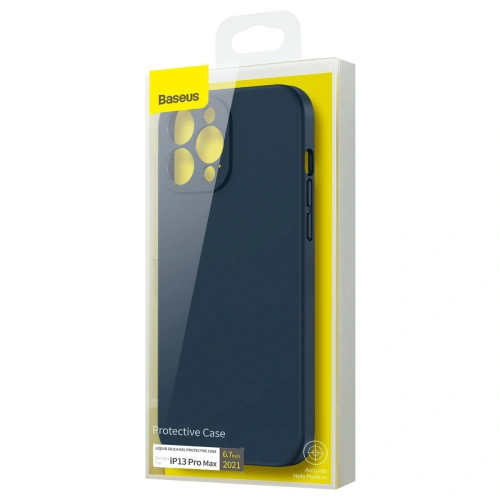 Kup Etui Baseus Liquid Silica Apple iPhone 13 Pro Max (Albastru) - BSU2955BLU - {ean13} - Sklep Home Screen