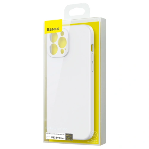Kup Etui Baseus Liquid Silica Apple iPhone 13 Pro Max (Alb) - BSU2957WHT - {ean13} - Sklep Home Screen