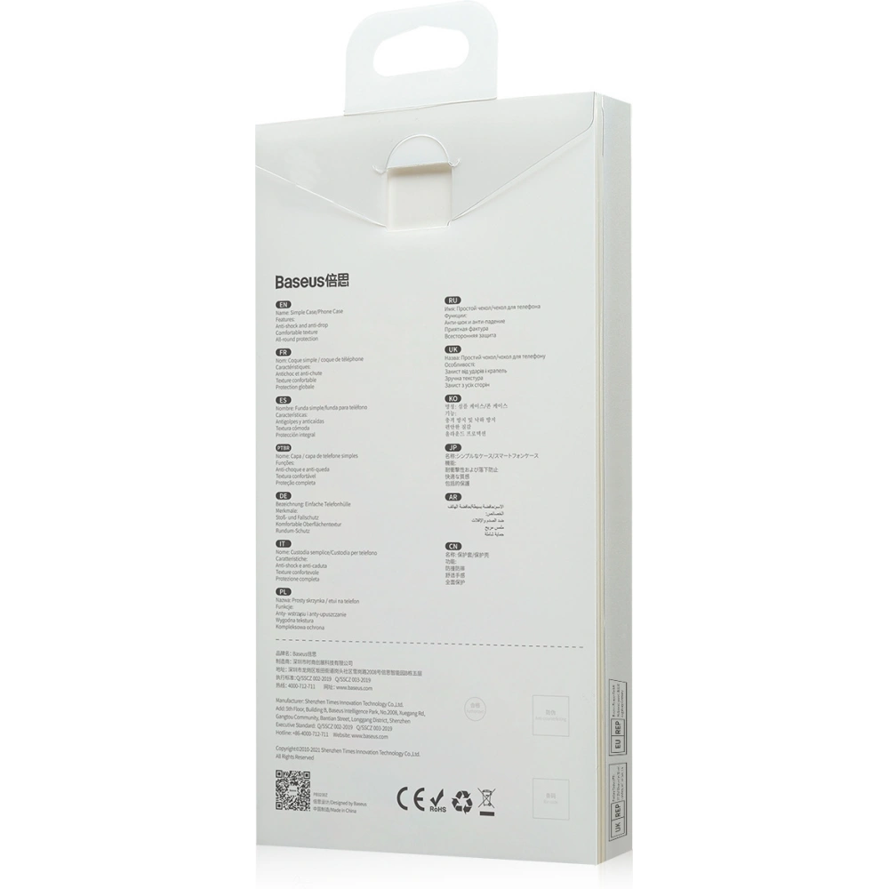 Etui Baseus Liquid Silica Apple iPhone 13 Pro (Biały)