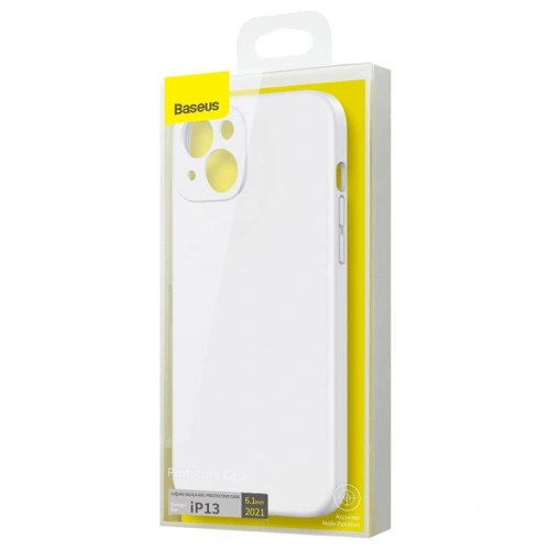 Kup Etui Baseus Liquid Silica Apple iPhone 13 (Alb) - BSU2959WHT - {ean13} - Sklep Home Screen