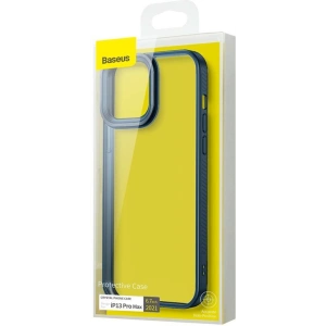 Etui Baseus Crystal Apple iPhone 13 Pro Max (niebieski)