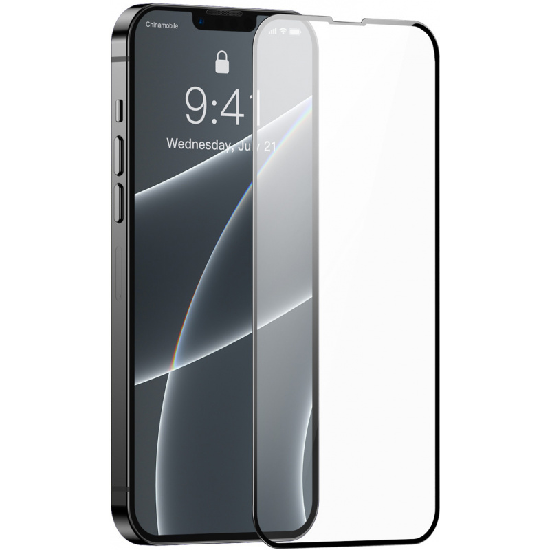 Buy Baseus SGQP030101 Glass 0.3mm Apple iPhone 13/13 Pro [2 PACK] (black) - 6932172601171 - BSU2972 - Homescreen.pl