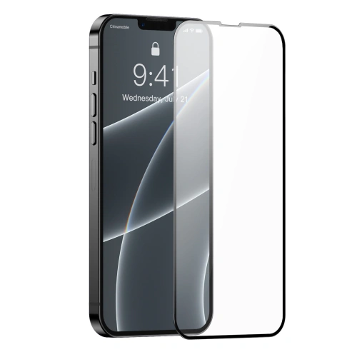 Kup Tvrzené sklo 0.3mm Baseus SGQP030101 Apple iPhone 16e / 14 / 13 / 13 Pro [2 PACK] (černý rámeček) - BSU2972 - {ean13} - Sklep Home Screen