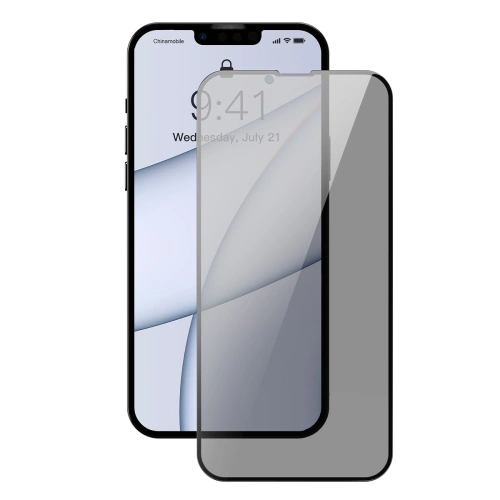 Kup Sklo privatizující 0.3mm Baseus SGQP010801 Privacy Apple iPhone 13 Pro Max [2 PACK] (černý rámeček) - BSU2973 - {ean13} - Sklep Home Screen