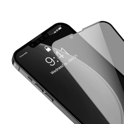 Kup Sklo privatizující 0.3mm Baseus SGQP010801 Privacy Apple iPhone 13 Pro Max [2 PACK] (černý rámeček) - BSU2973 - {ean13} - Sklep Home Screen
