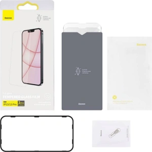 Kup 0.3mm Baseus Apple Gehärtetes Glas SGBL030102 iPhone 16e / 14 / 13 / 13 Pro [2 PACK] - BSU2974 - {ean13} - Sklep Home Screen