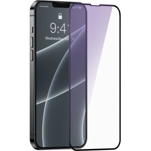 Kup Sticlă securizată 0.3mm Baseus SGQP010401 Antiblue Apple iPhone 16e / 14 / 13 / 13 Pro [2 PACK] (ramă neagră) - BSU2981 - {ean13} - Sklep Home Screen