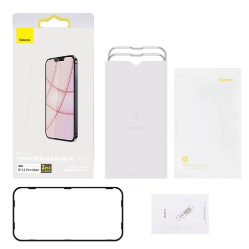 Kup Szkło hartowane 0.3mm Baseus SGBL020202 Apple iPhone 13 Pro Max [2 PACK] - BSU2985 - {ean13} - Sklep Home Screen