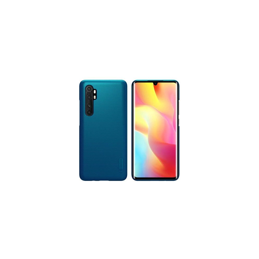 Etui Nillkin Super Frosted Shield Xiaomi Mi Note 10 Lite Peacock Blue