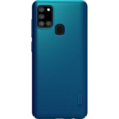 Kup Etui Nillkin Super Frosted Shield Samsung Galaxy A21s Peacock Blue - NLK131BLU - {ean13} - Sklep Home Screen