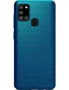 Etui Nillkin Super Frosted Shield Samsung Galaxy A21s Páva Kék