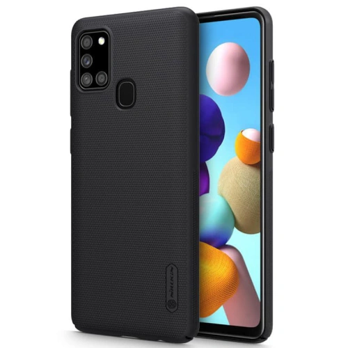 Kup Etui Nillkin Super Frosted Shield Samsung Galaxy A21s Fekete - NLK130BLK - {ean13} - Sklep Home Screen