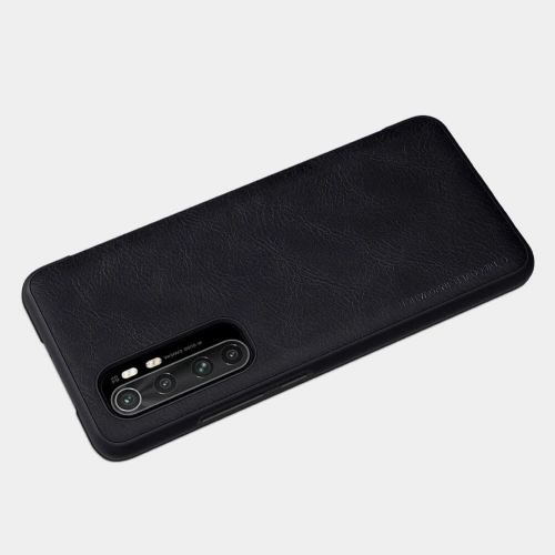 Kup Etui Nillkin QIN Xiaomi Mi Note 10 Lite Fekete - NLK127BLK - {ean13} - Sklep Home Screen