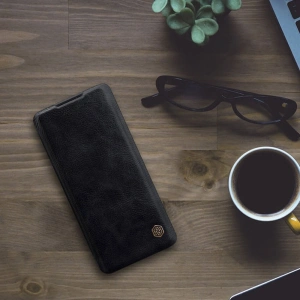 Kup Etui Nillkin QIN Xiaomi Mi Note 10 Lite Negru - NLK127BLK - {ean13} - Sklep Home Screen