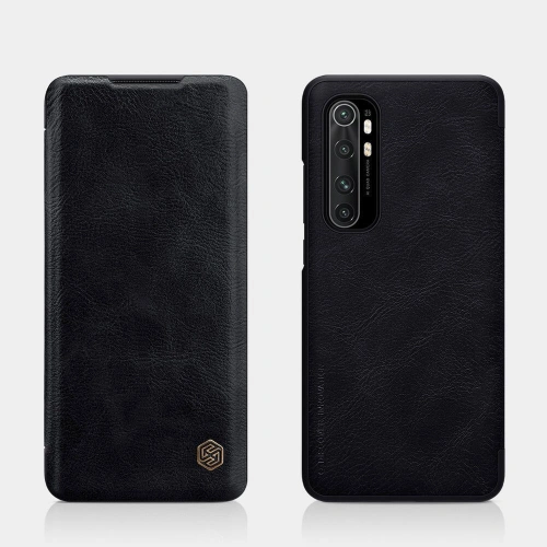 Kup Nillkin Xiaomi Tasche QIN Mi Note 10 Lite Schwarz - NLK127BLK - {ean13} - Sklep Home Screen