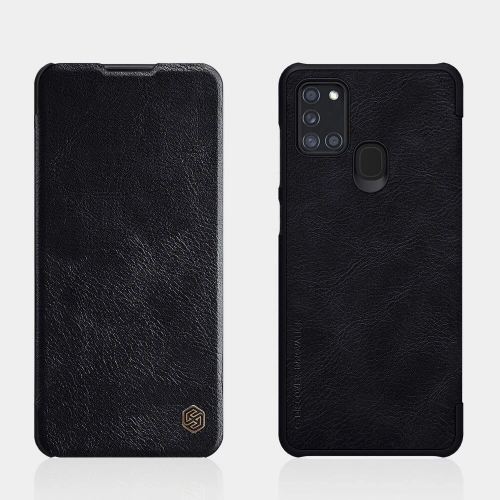 Kup Etui Nillkin QIN Samsung Galaxy A21s Fekete - NLK122BLK - {ean13} - Sklep Home Screen