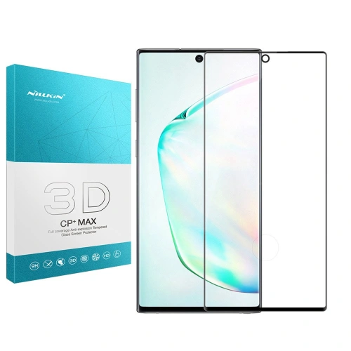 Kup Edzett üveg Nillkin 3D CP+ Max Samsung Galaxy Note 10+ Plus Fekete - NLK111BLK - {ean13} - Sklep Home Screen
